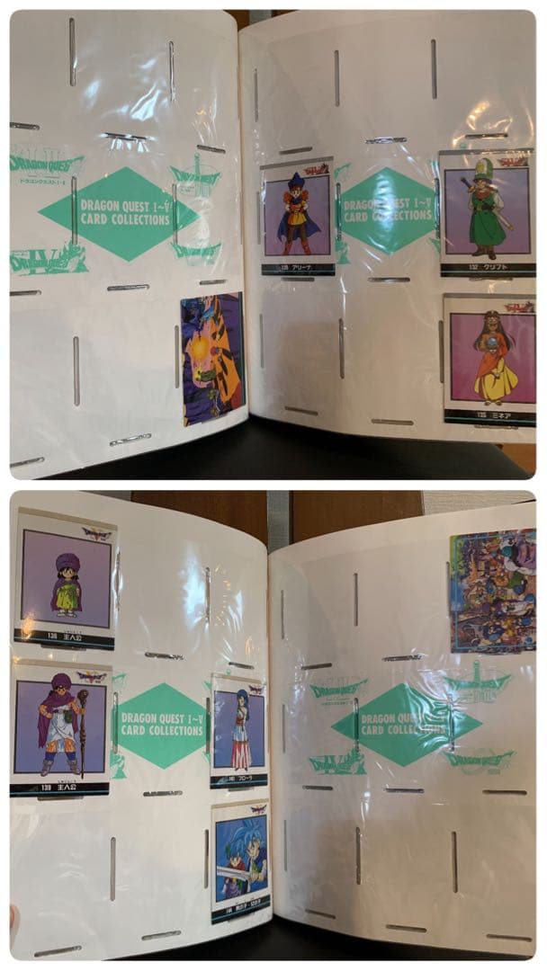 ドラゴンクエスト カードコレクションズ コレクションファイル2冊　カード66枚
