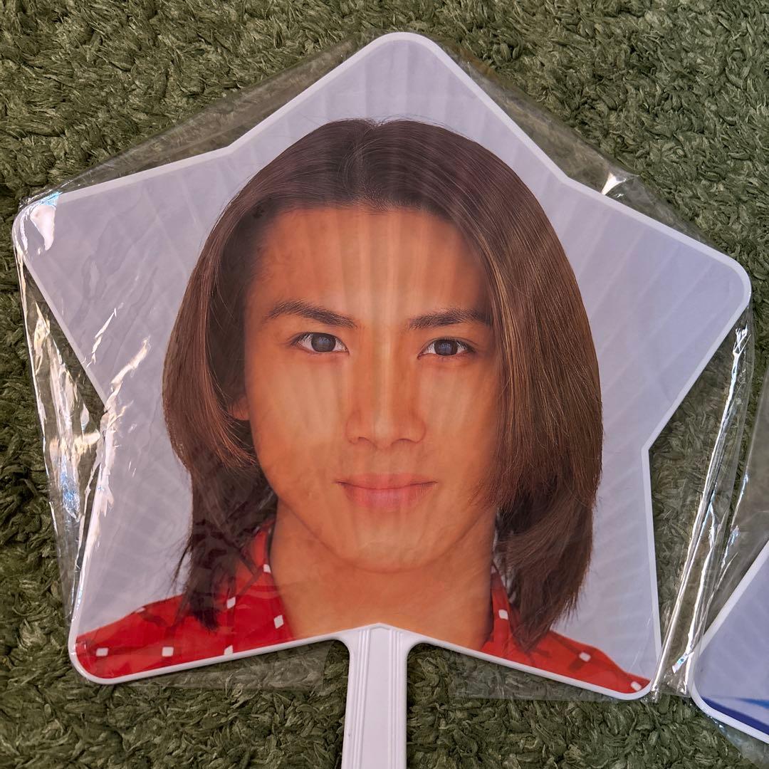 【希少】堂本光一　堂本剛　うちわ　星型　２枚セット　公式うちわ