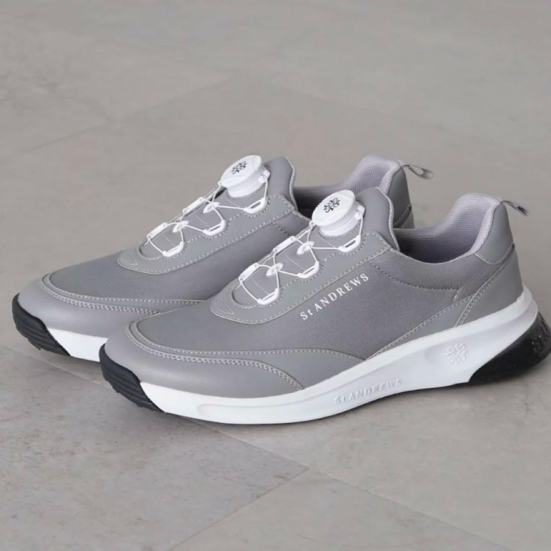 セントアンドリュース　ゴルフシューズ　バックソール　ダイアルスパイク ボア★S