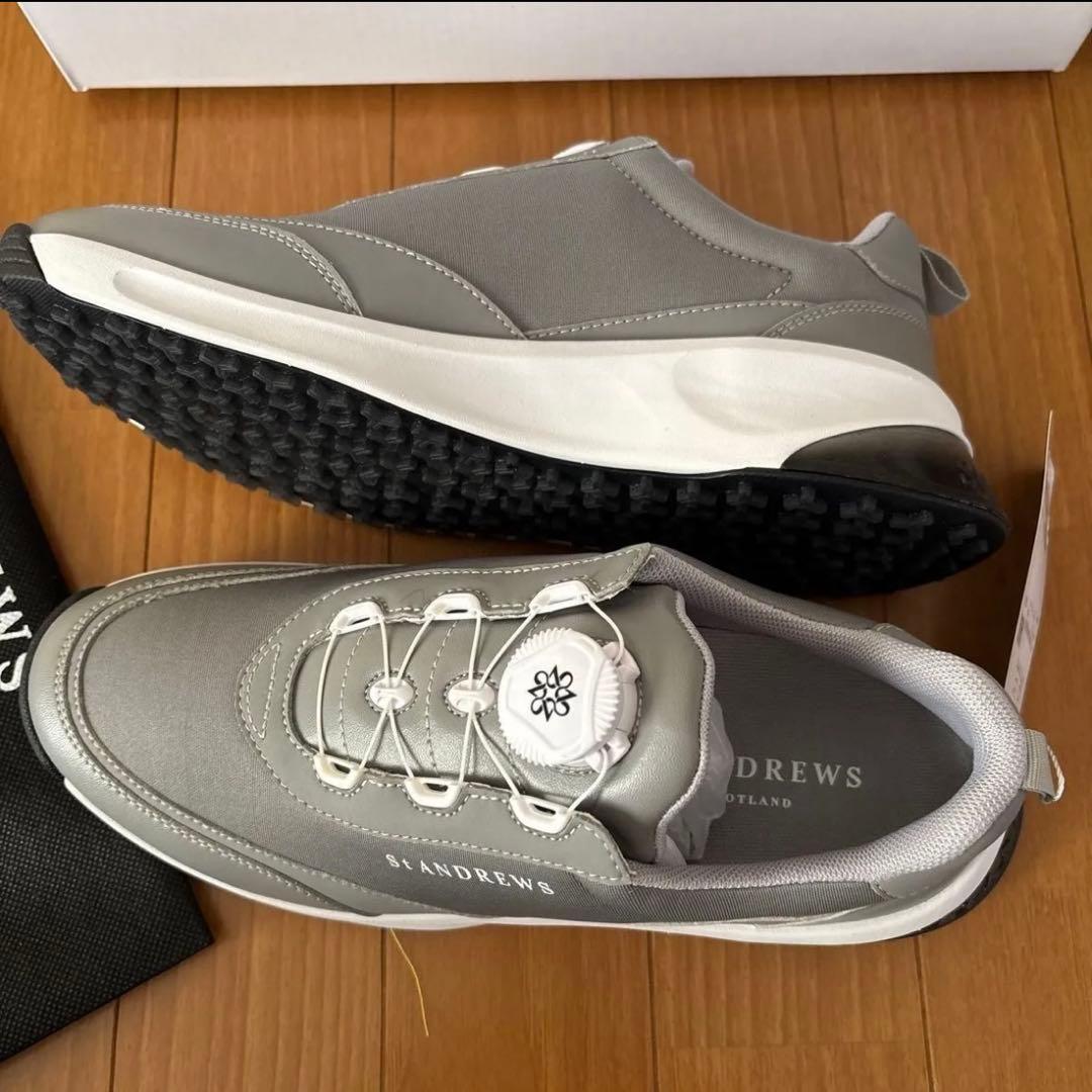 セントアンドリュース　ゴルフシューズ　バックソール　ダイアルスパイク ボア★S