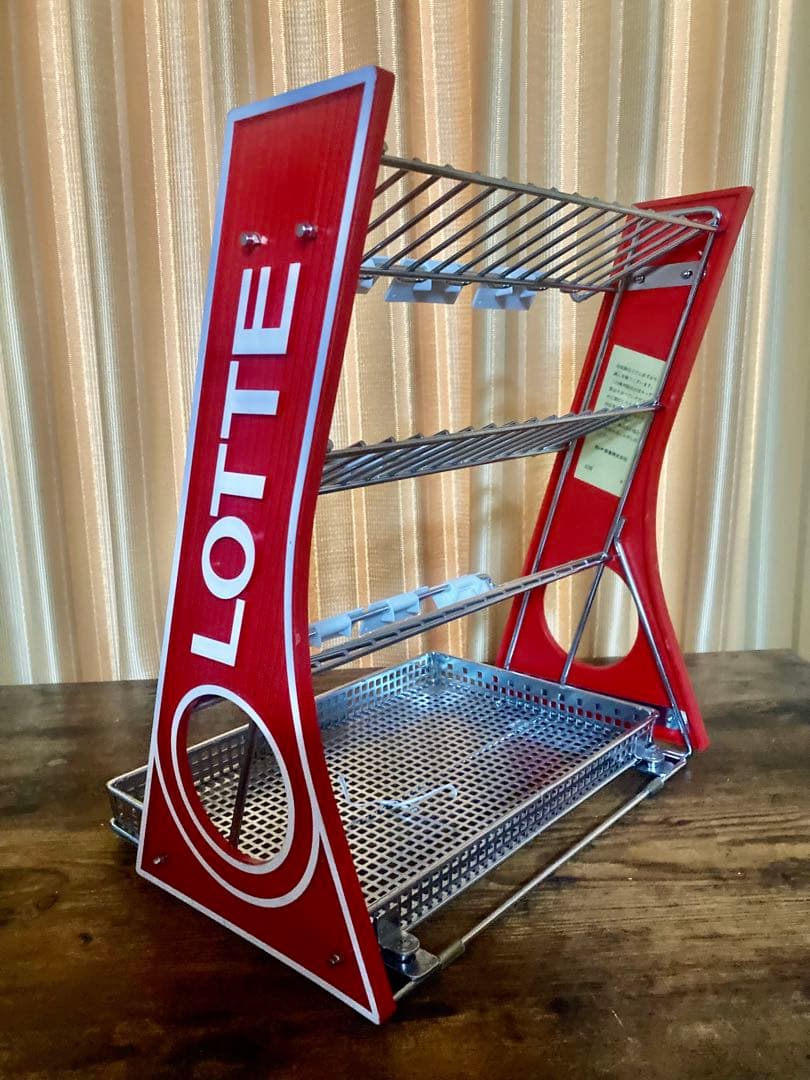 昭和レトロ　ロッテガム　商品棚　未使用　非売品　ディスプレイ　極美品