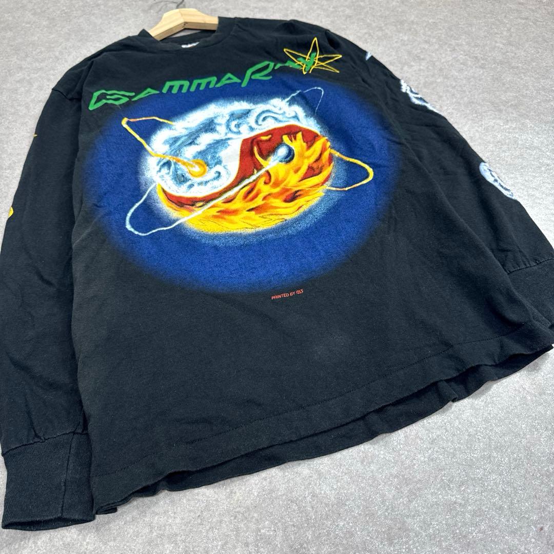 希少 90s 当時物 GAMMARAY ヴィンテージ バンドロングTシャツ L