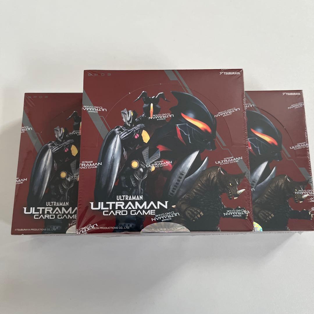 【新品未開封】 ウルトラマン CARD GAME B03 3個セット