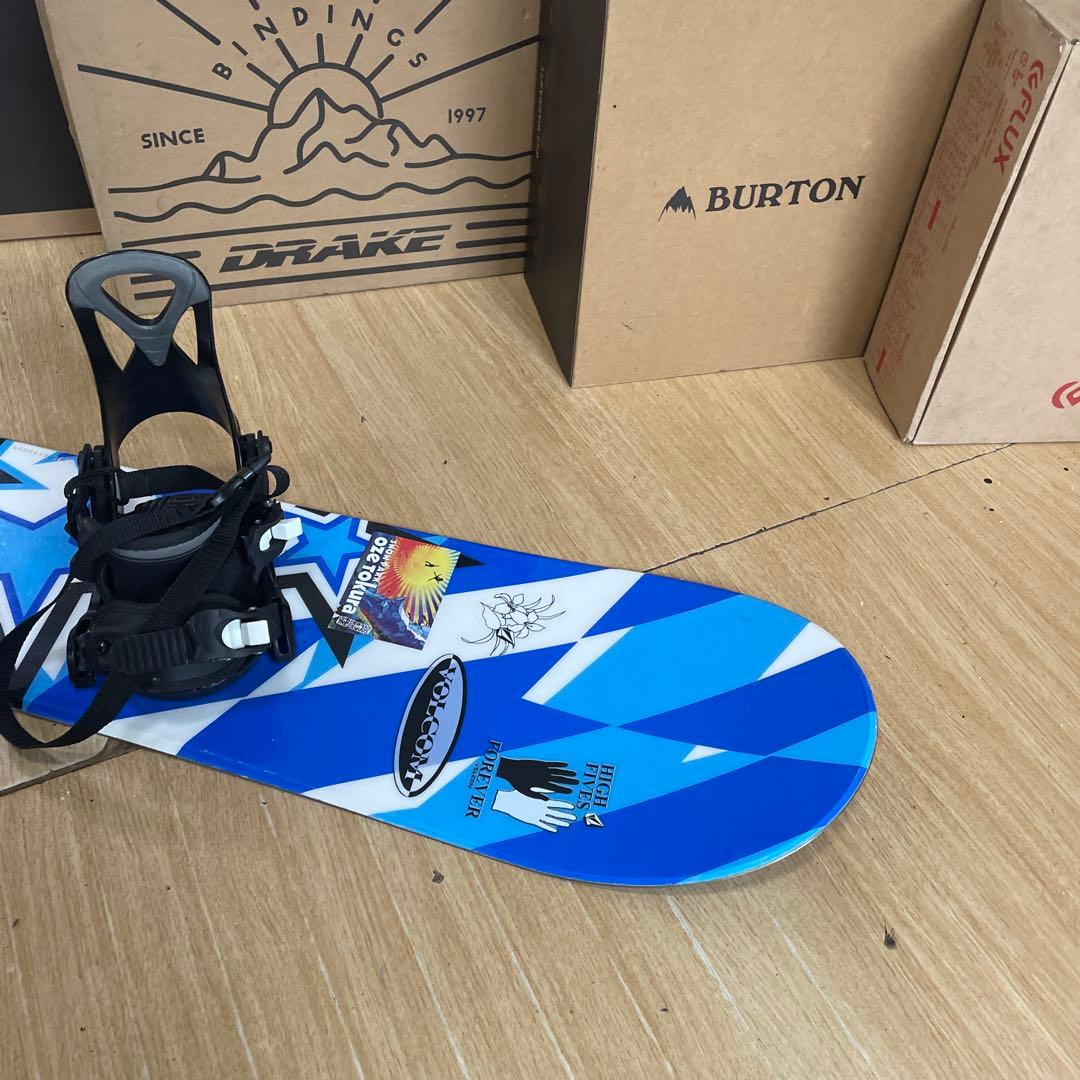 XERES×ZUMA　キッズスノーボードセット　バインディング付4点セット