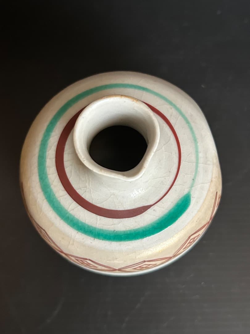 酒器 (徳利・猪口２) 人間国宝 三代徳田八十吉 (正彦銘) 作