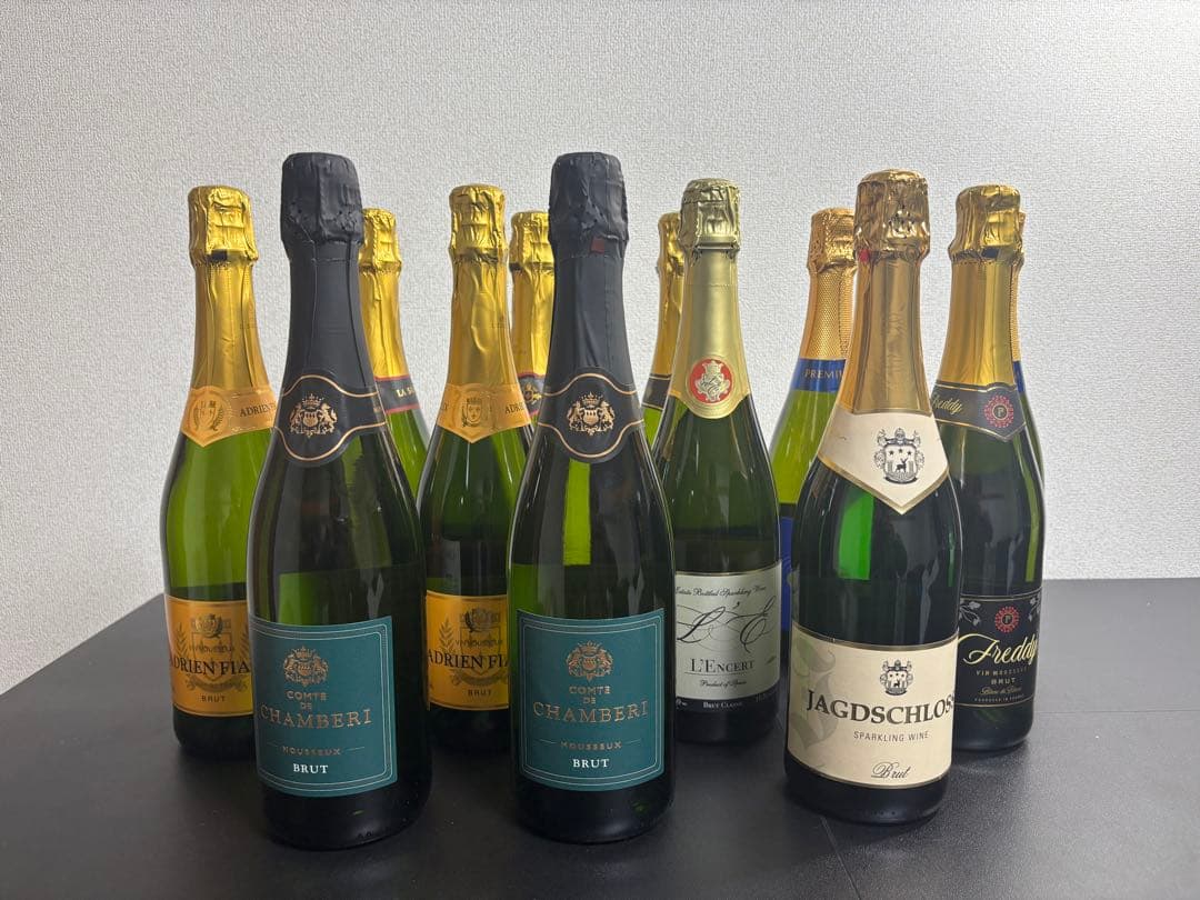 【未開封】スパークリングワイン 12本セット 辛口中心 飲み比べ まとめ売り①