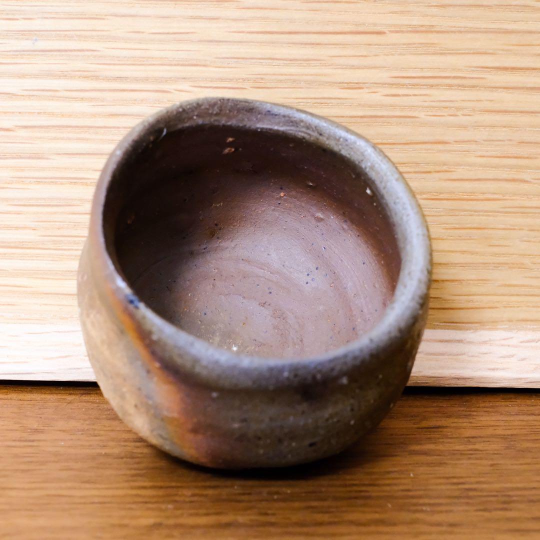 candy様【10月２５日まで】備前焼　中村六郎　抜群の窯変　共箱　共布　栞つき