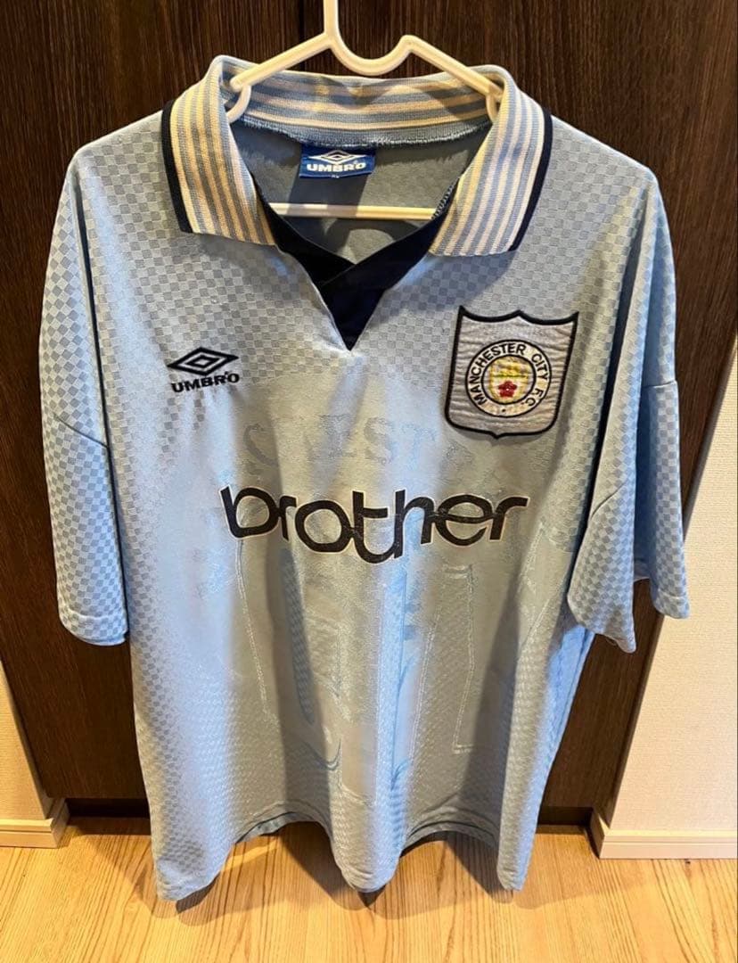 90s UMBRO 95/97 オアシス マンチェスターシティ ユニフォームXL