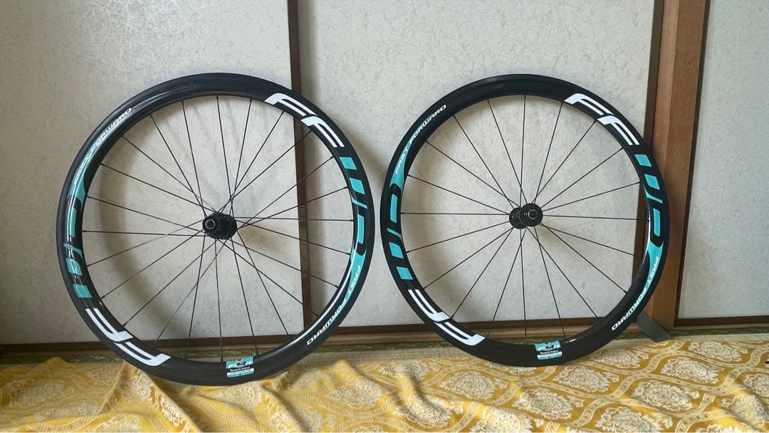 ビアンキ FFWD F4R チェレステ ホイール 前後セット