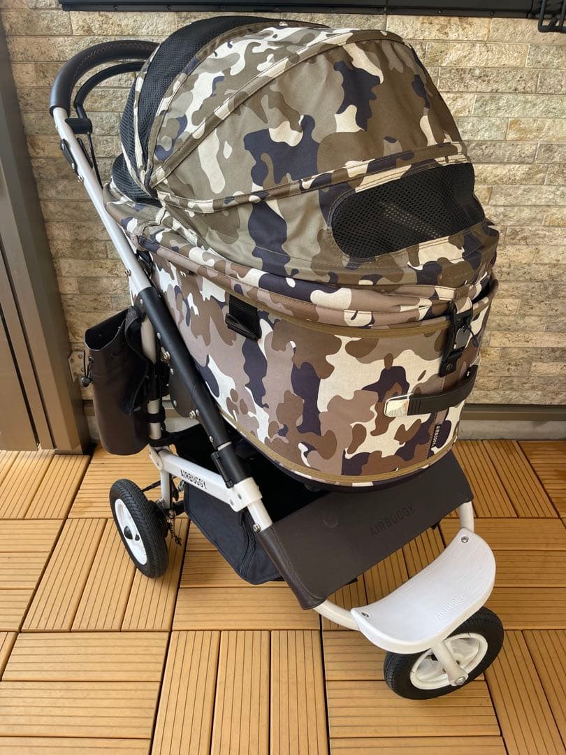 エアバギーペット　ドーム3ラージ ベーシックカモブラウン