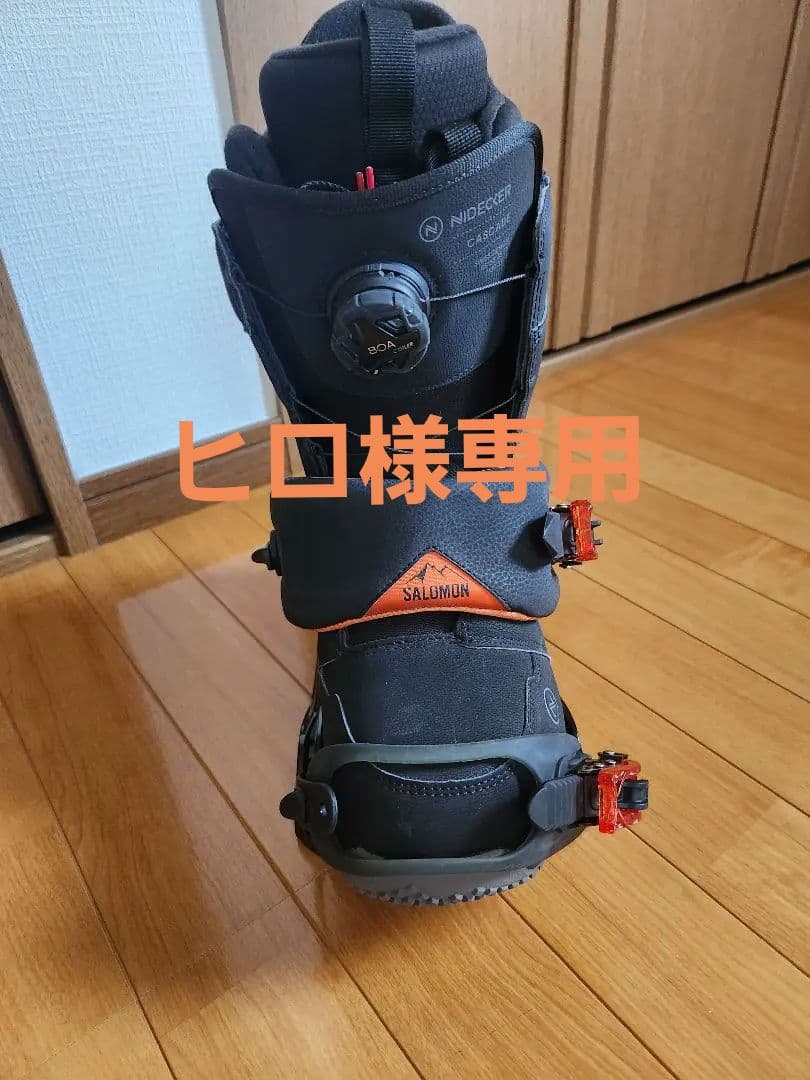 NIDECKERナイデッカー27.0cmブーツサロモ リズム.Mサイズバイン2点