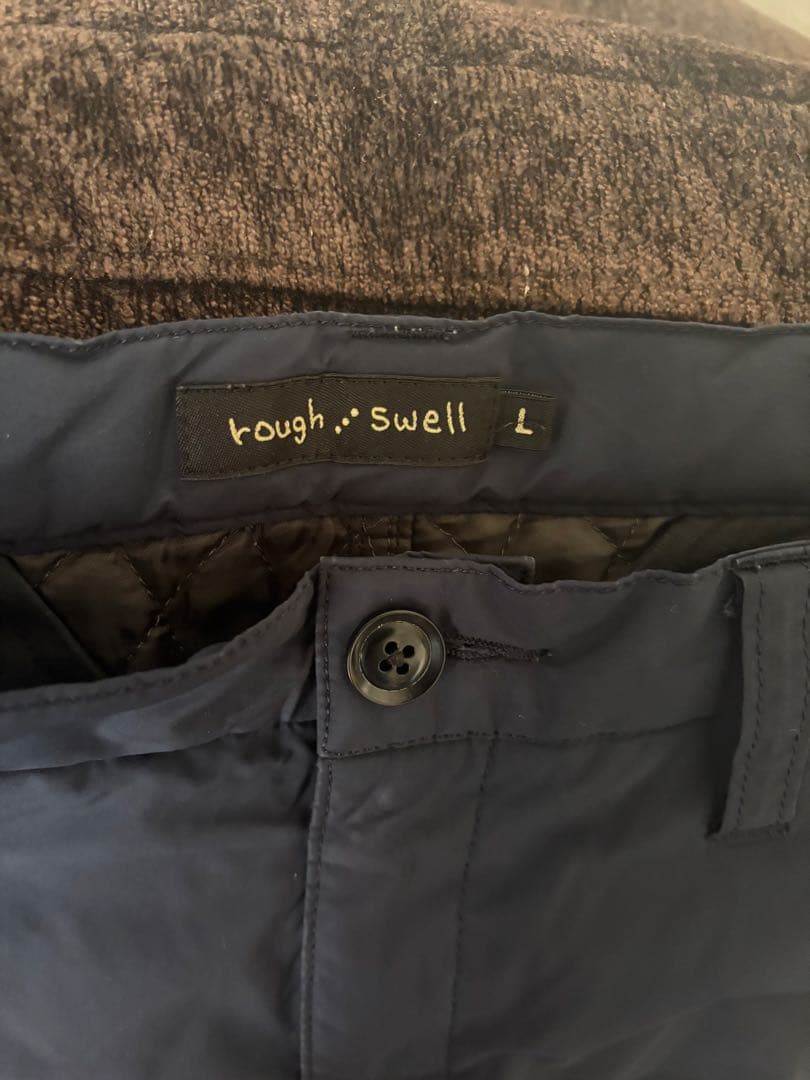 ラストセールrough swell 防寒ゴルフパンツ L ネイビー RSD