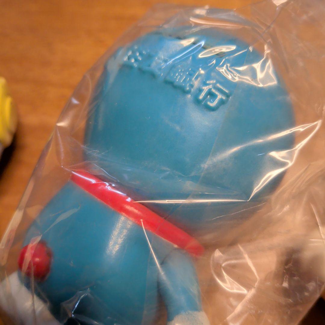 ソフビドラえもん、パーマン、ドラえもん他4体キャラクター貯金箱セット　住友銀行