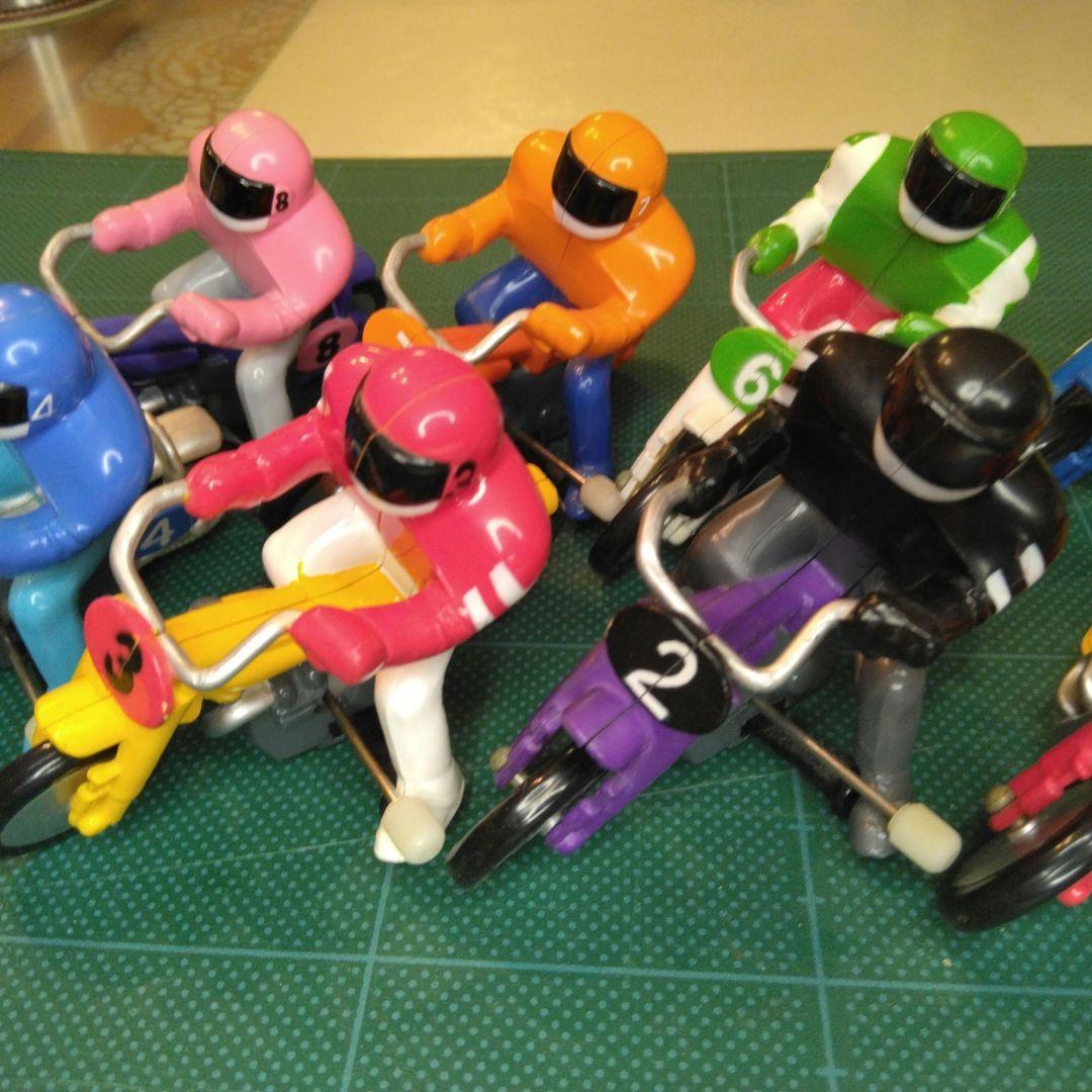 オートレース フィギュア おもちゃ レトロ 1号車~8号車