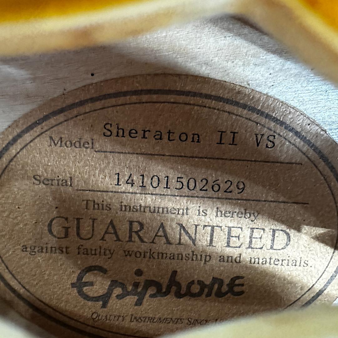 Epiphone Sheraton II VS シェラトン