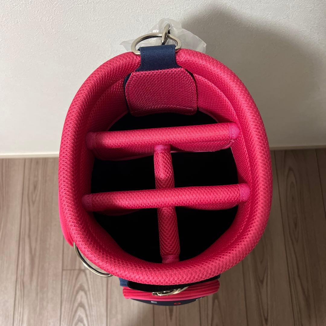 ネイビー/ピンク ゴルフバッグ