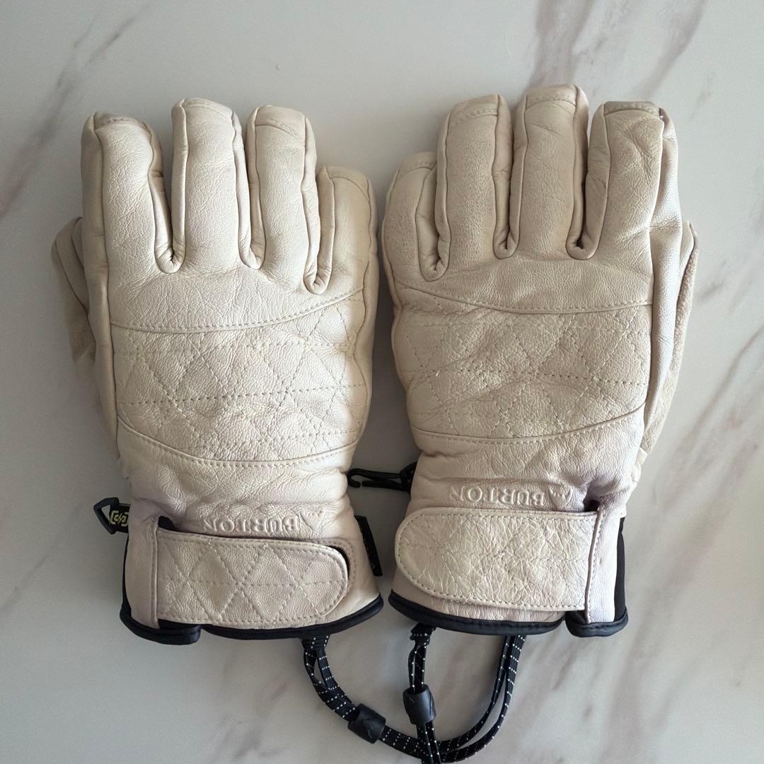 BURTON レザー グローブ ホワイト Ｍ