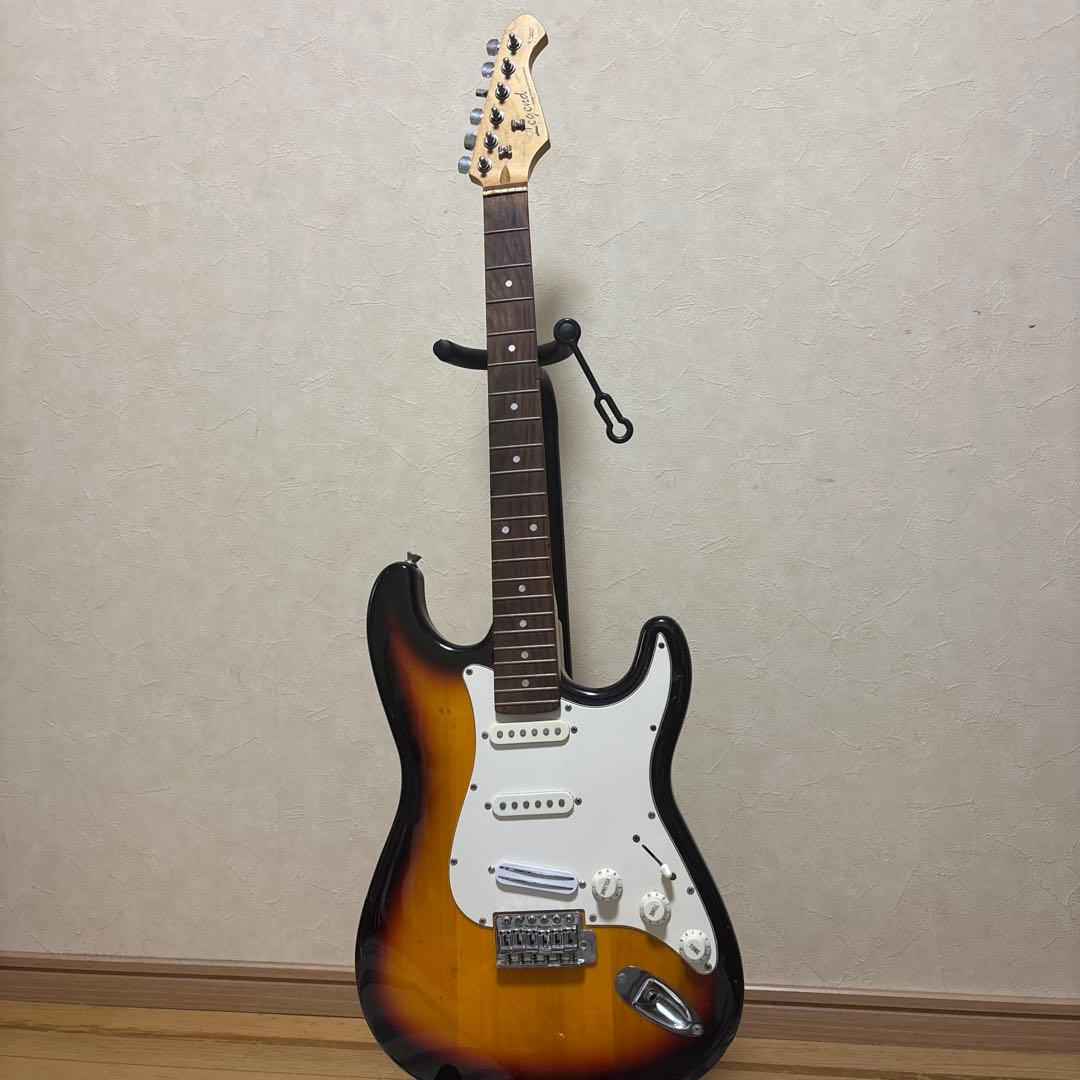 弦高低めLegend ストラトタイプ レリックギター