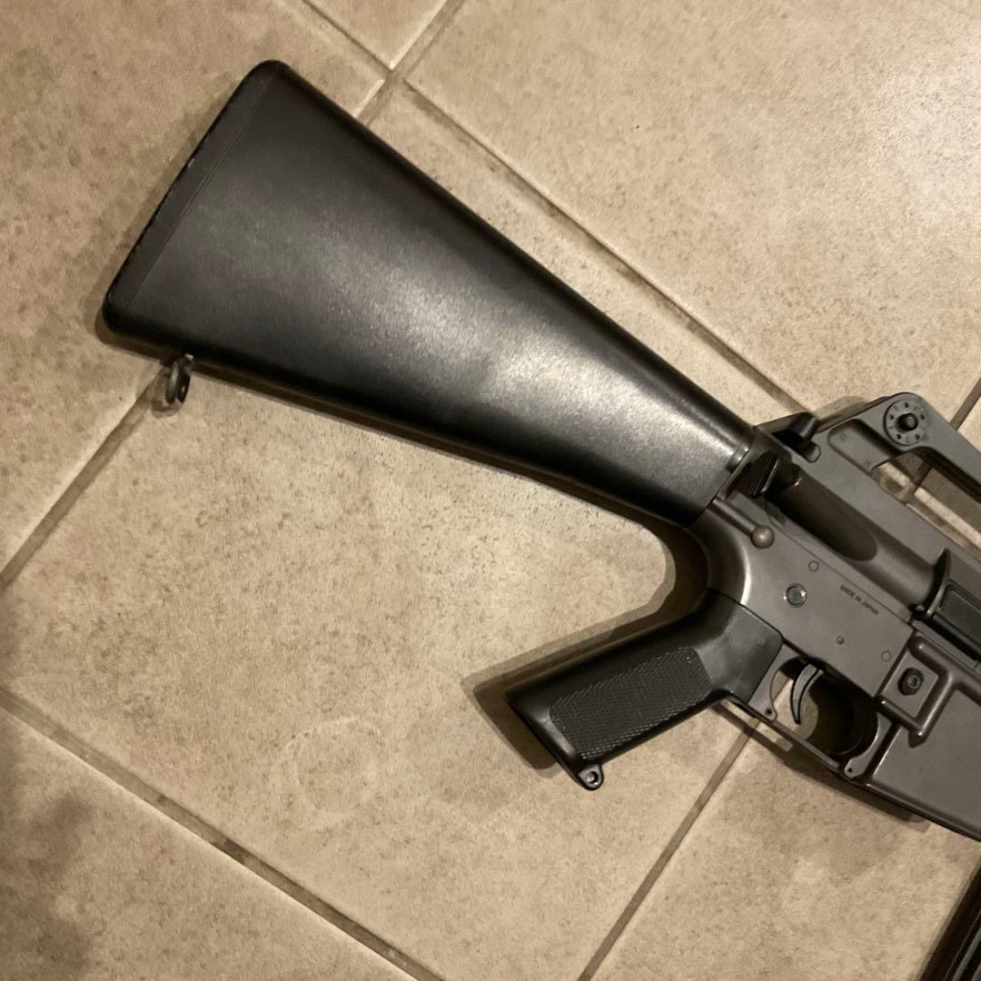 91m/s絶版品東京マルイ純正電動ガンM16A1 メンテ済＋300連マガジン良品