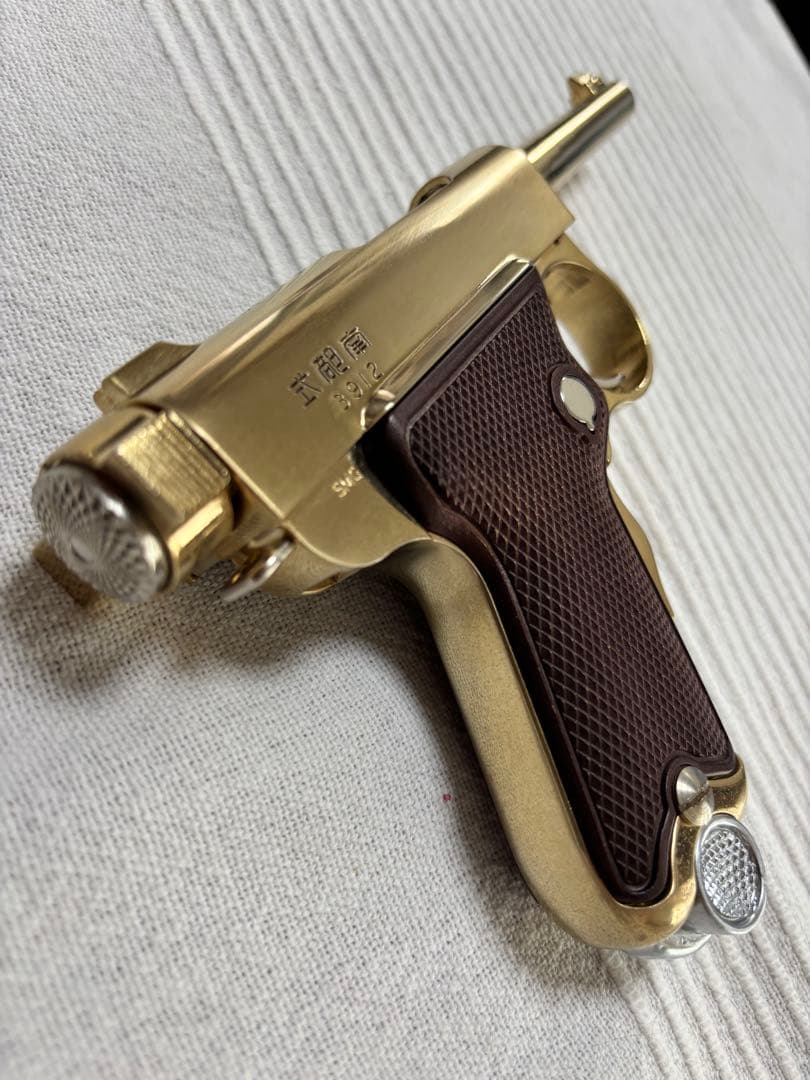 美中古 モデルガン マルシン 南部式小型自動拳銃 御賜 ベビーナンブ 動作確認済