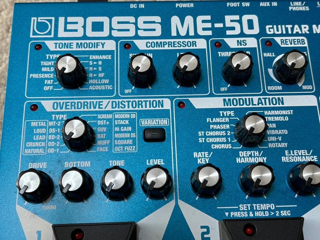 BOSS ME-50 ギターマルチエフェクター/ ソフトケース・ACアダプター付