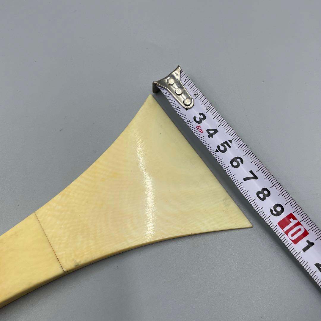 239ヴィンテージ 天然素材　三味線バチ　重さ約110g