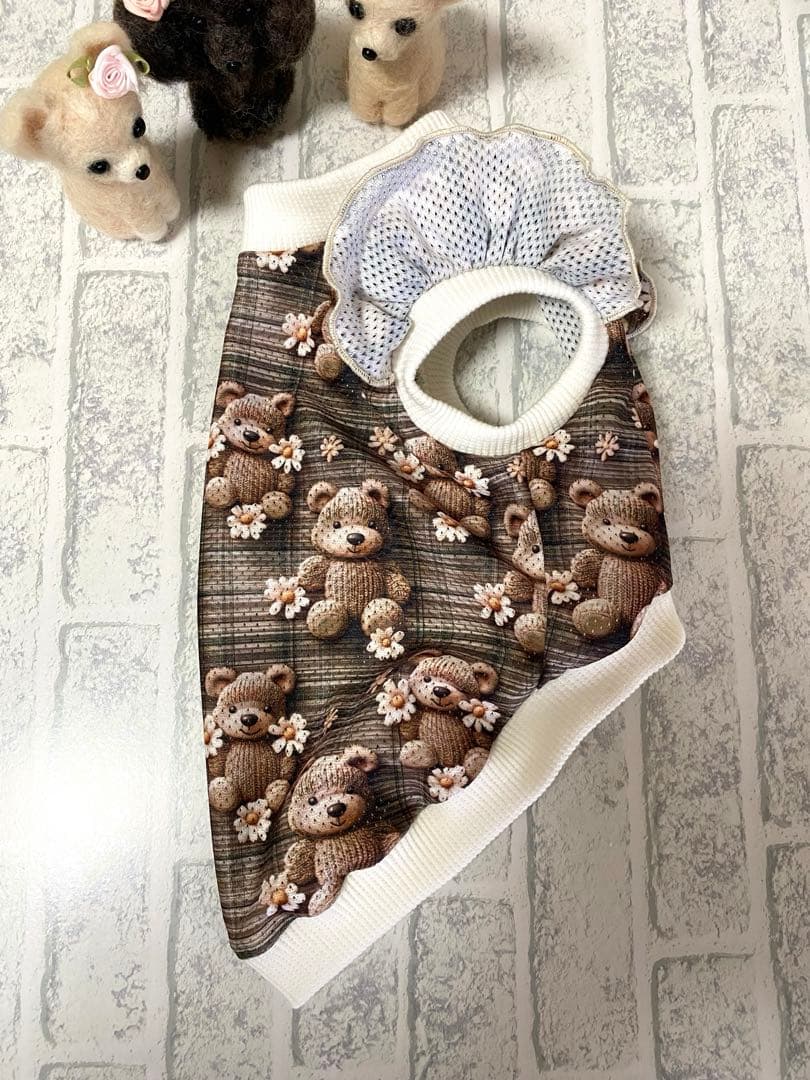 犬服 タンクトップ(Ｓ) ꒡̈⃝Lily꒡̈⃝ハンドメイド