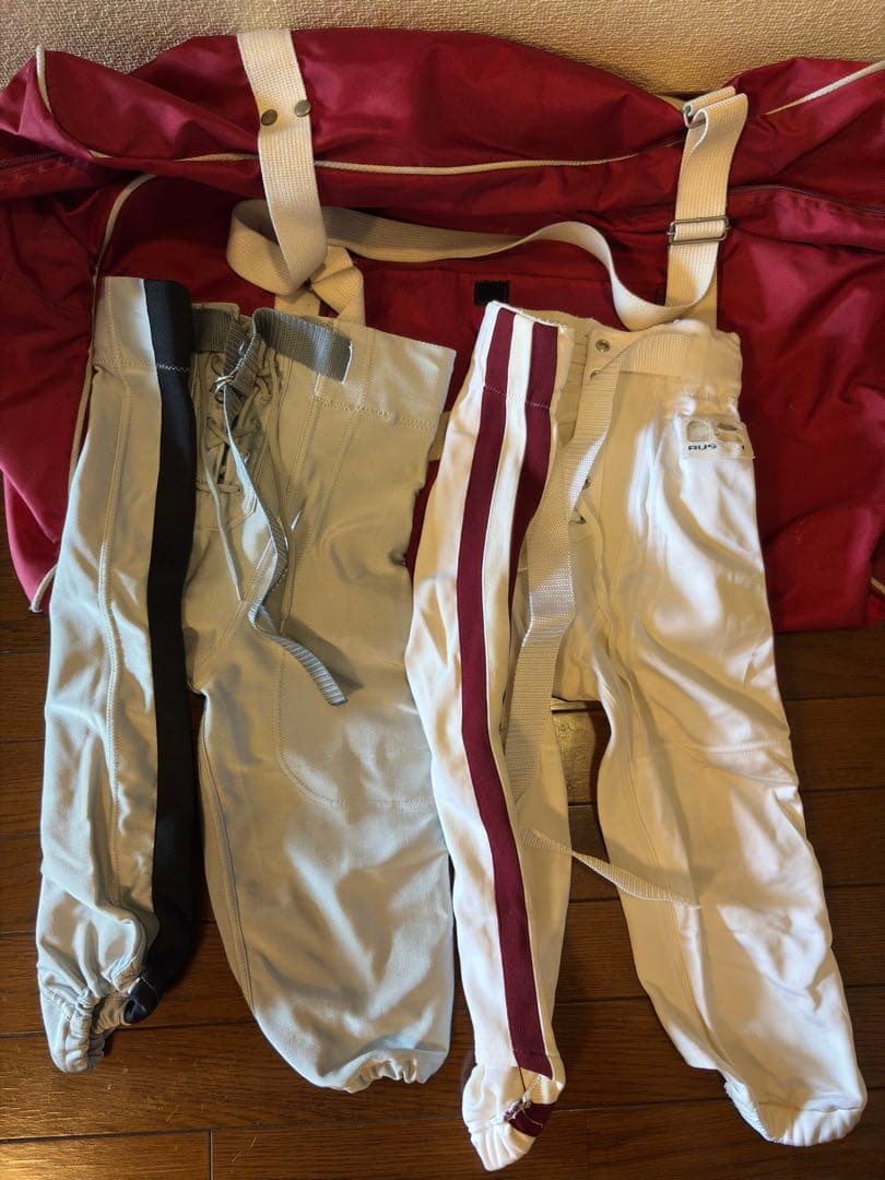 アメフト防具　ユニフォーム　バック　まとめ売り