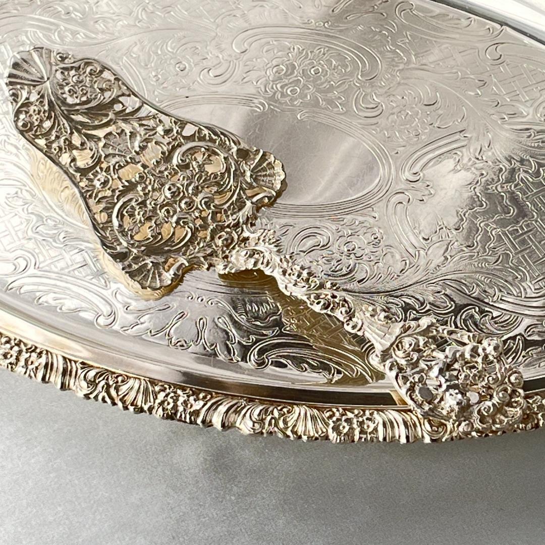 【ドイツ】 天使と薔薇のケーキサーバー【純銀】