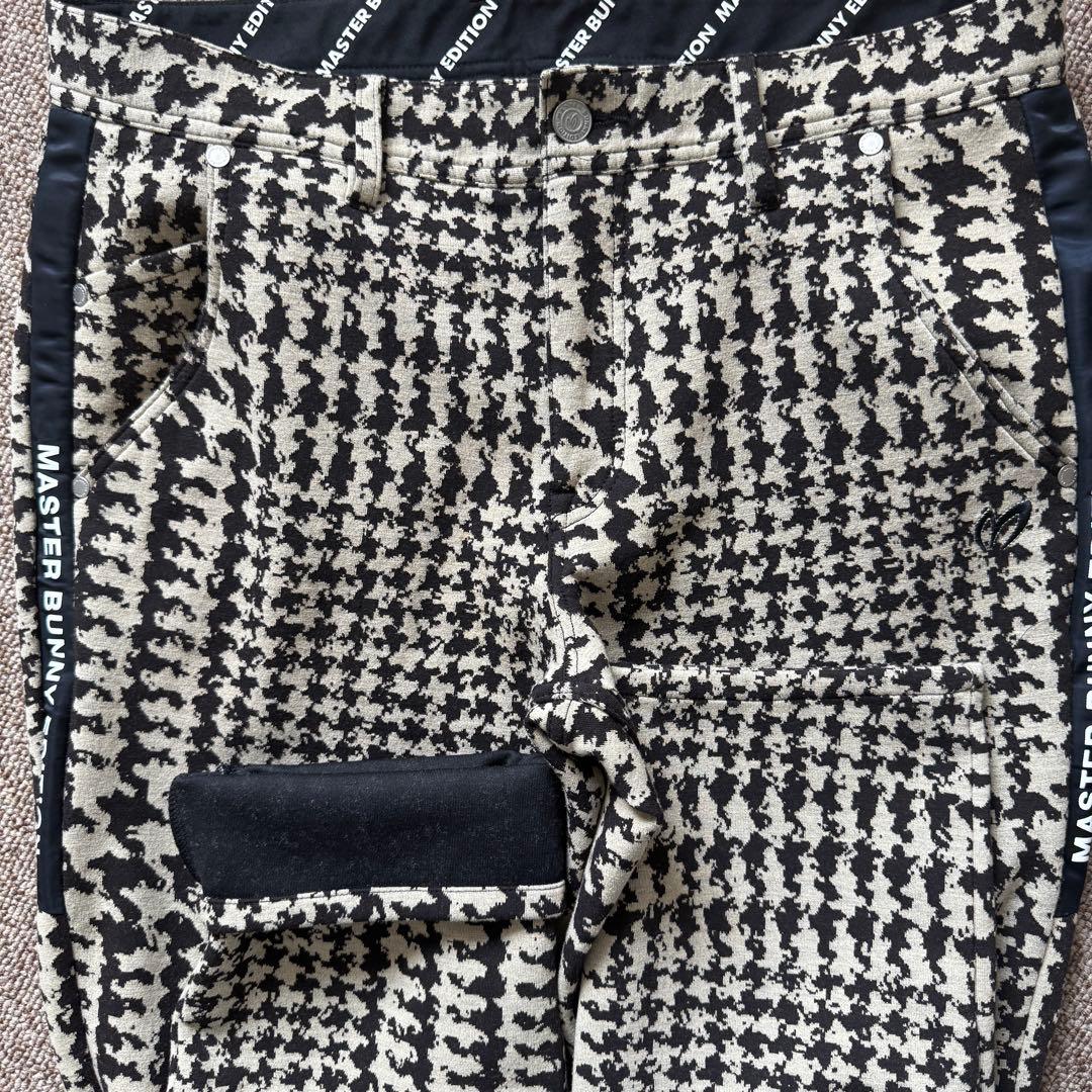 現行モデル　マスターバニー　パンツ　L〜XL相当相当　総柄　茶　焦茶　5