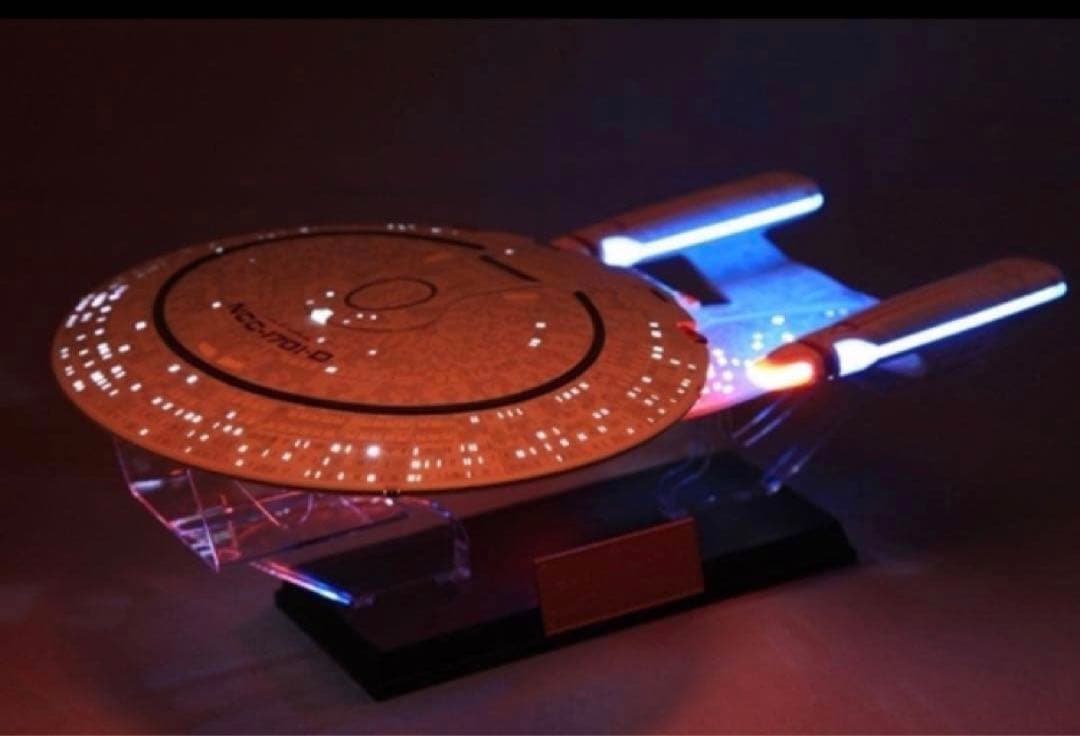 未使用　アオシマ　青島　スタートレック　エンタープライズD tvイメージカラー