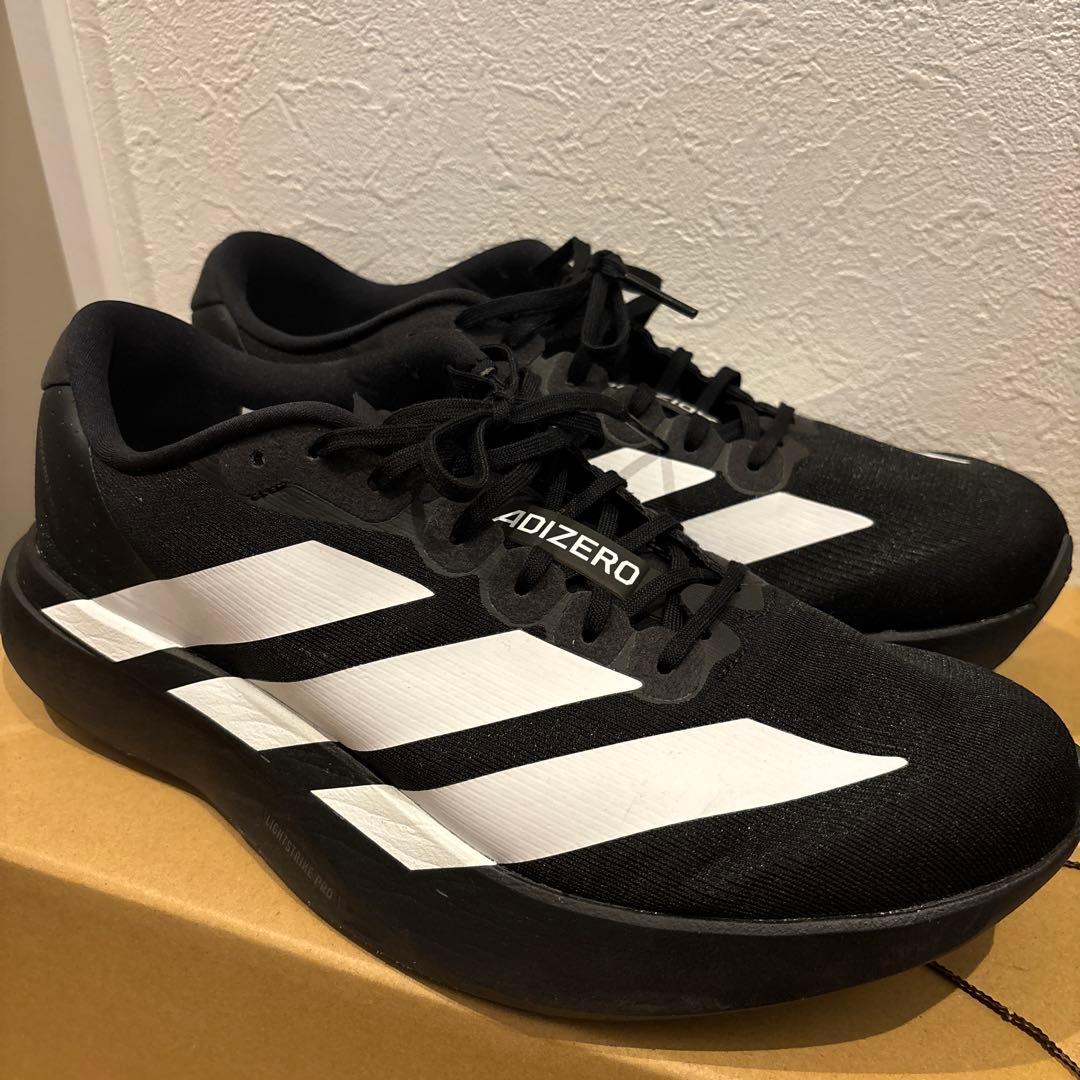 adizero ランニングシューズ ブラック/ホワイト