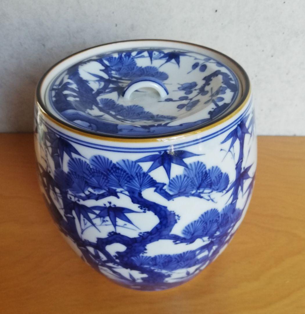 茶道具 水指 松竹梅紋 桃山窯 NO310