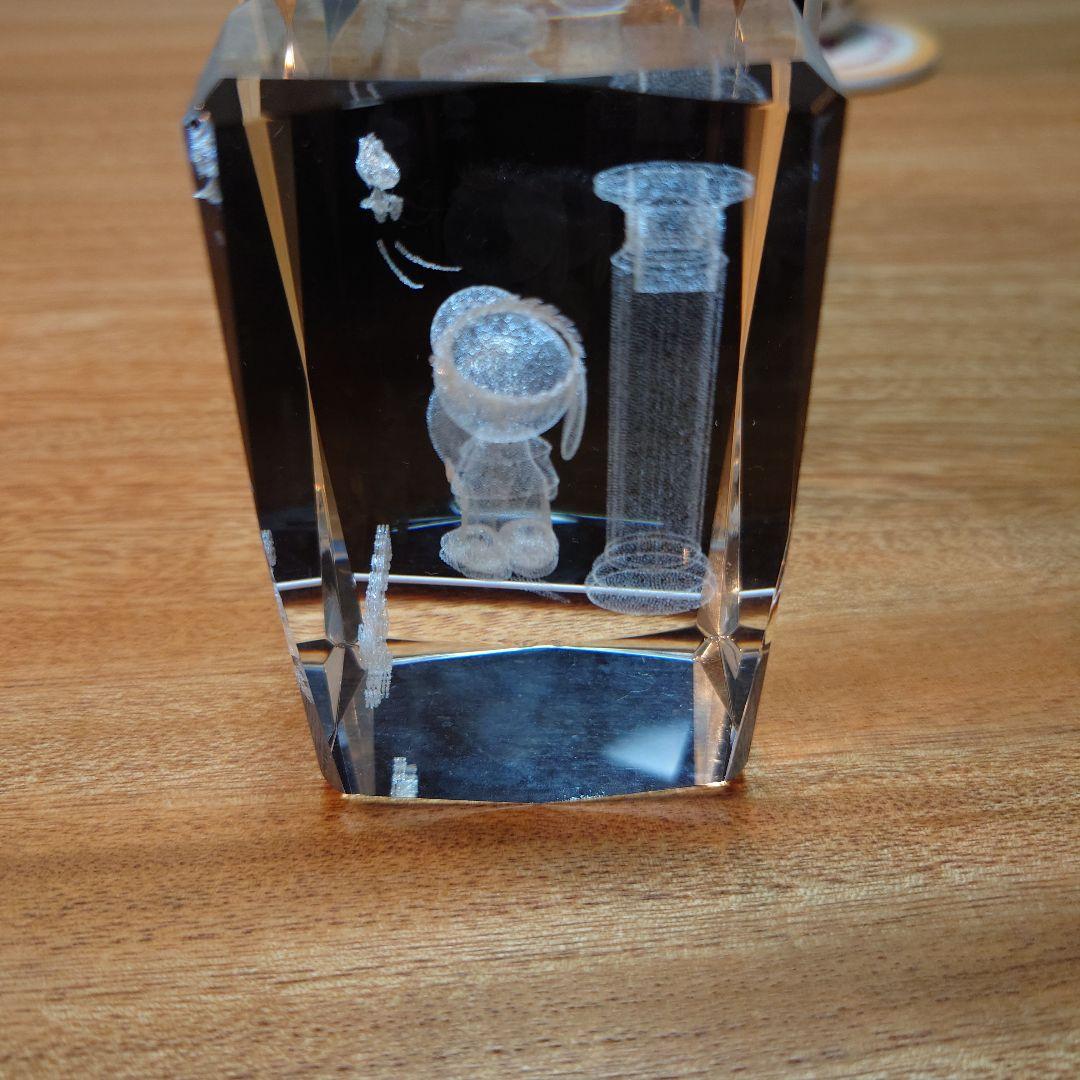 3Dレーザークリスタル　スヌーピー　銀座