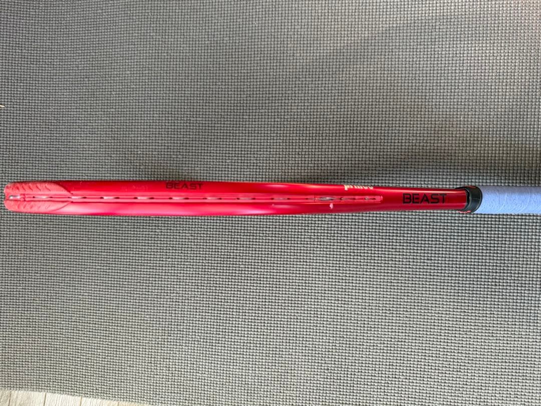 プリンスBEAST テニスラケット 赤