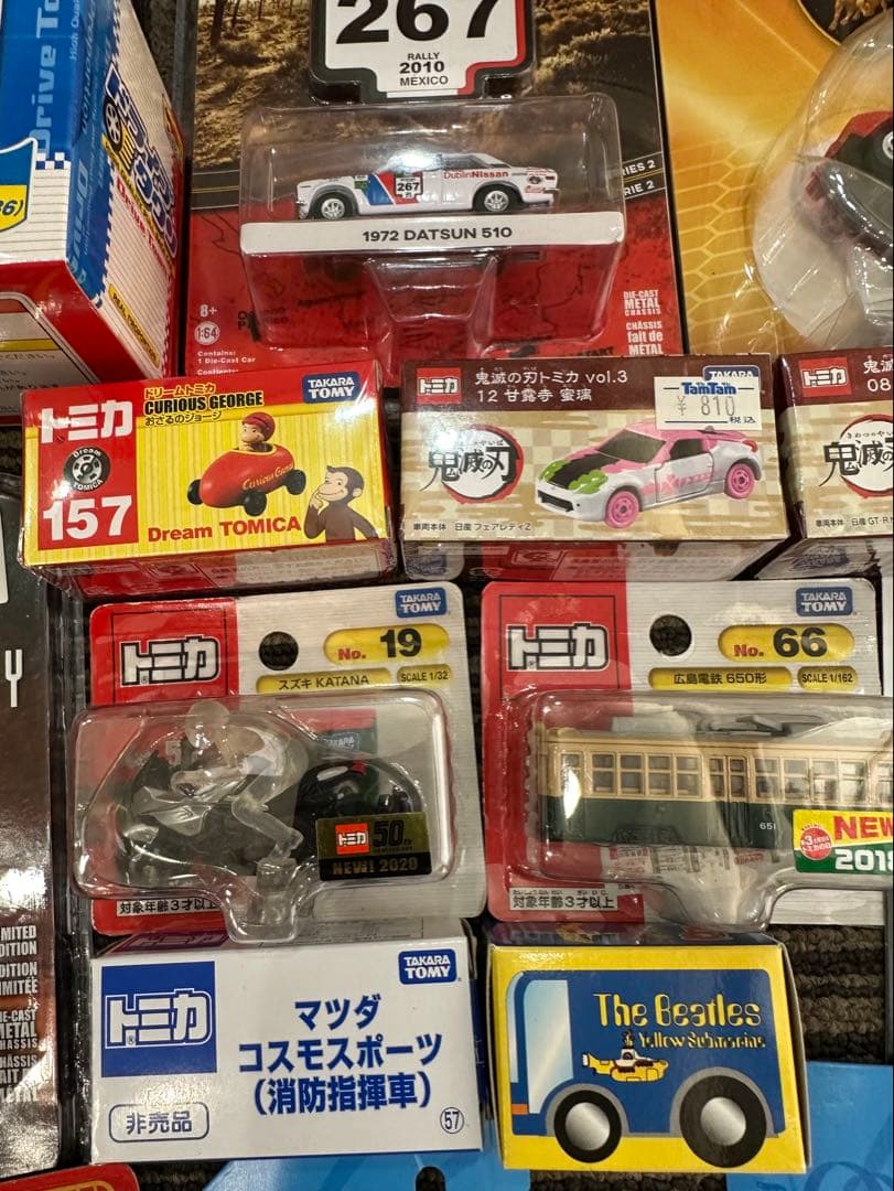 【箱詰め販売】Hot Wheels・トミカ　 ミニカーまとめ 全52点