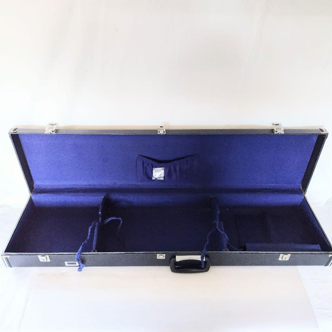 訳有り[破れ]三味線　花梨　民謡　長唄用　ハードケース付き