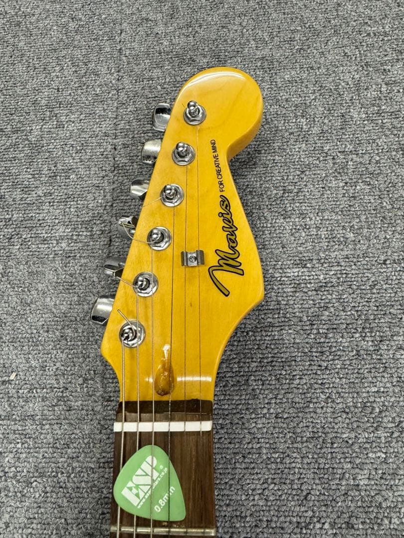 Mavis ストラトタイプ エレキギター ホワイト メープル