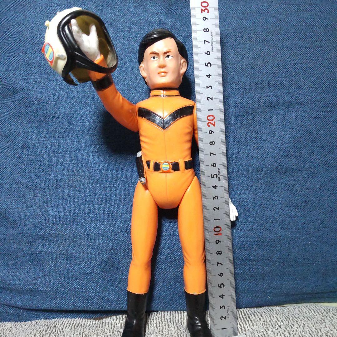 ブルマァク マット隊員 大サイズ 当時物 ソフビ 訳あり品