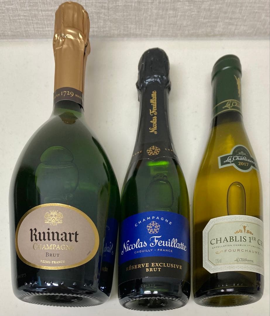 Ruinart Champagne Brut ルイナール シャンパン 白 3本