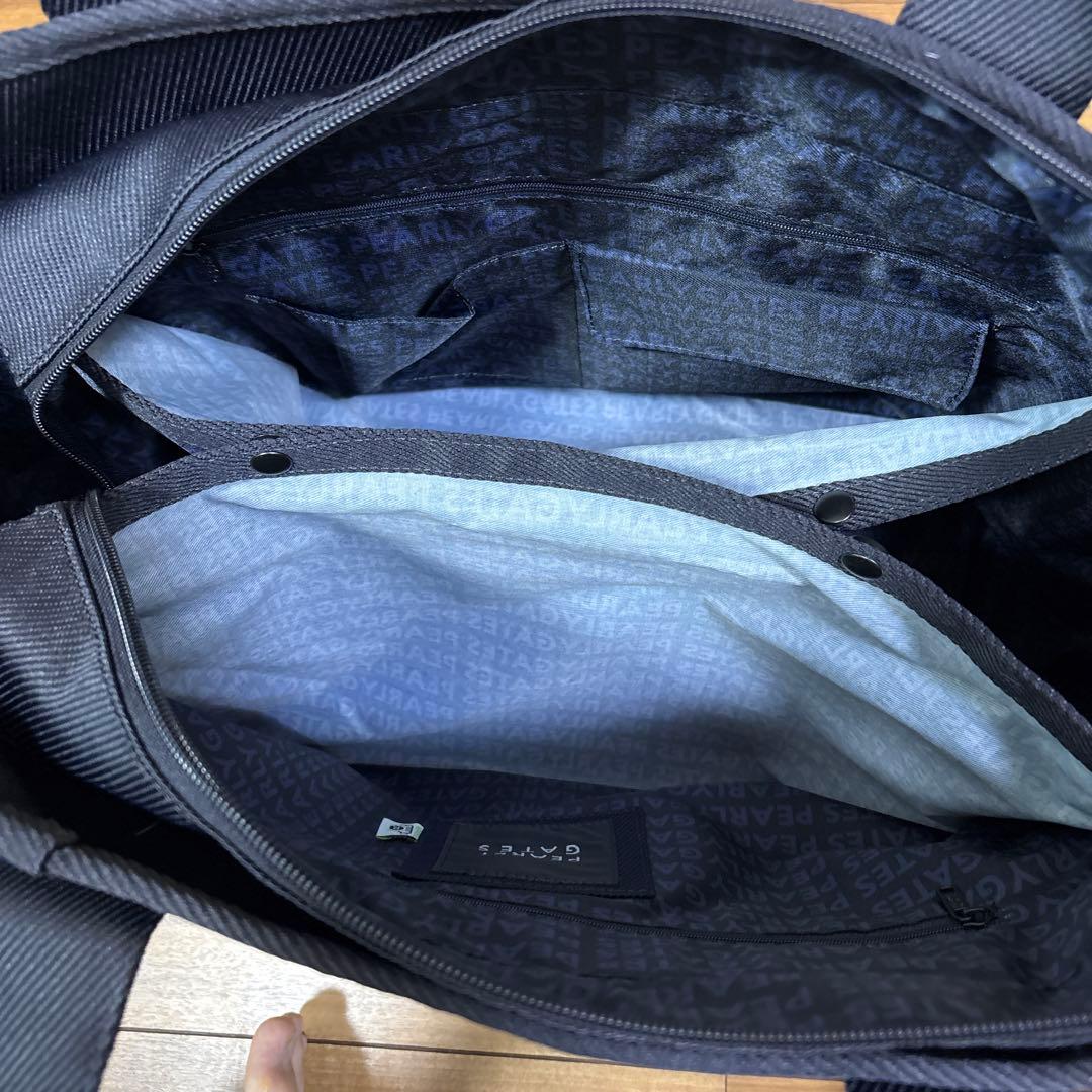 PEARLY GATES ネイビー　ロッカートートバッグ大容量