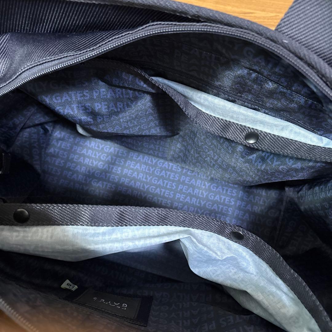 PEARLY GATES ネイビー　ロッカートートバッグ大容量
