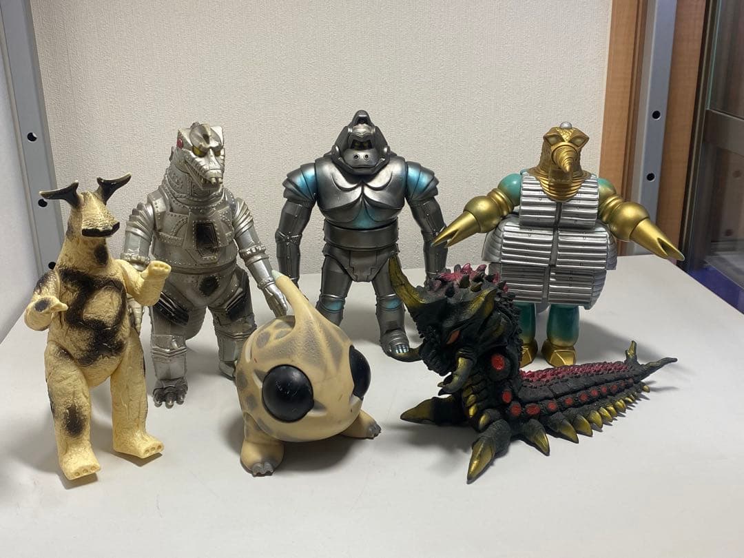 フィギュアソフビ　モゲラ　バトラ　メカニコング　エレキング　メカゴジラ　他