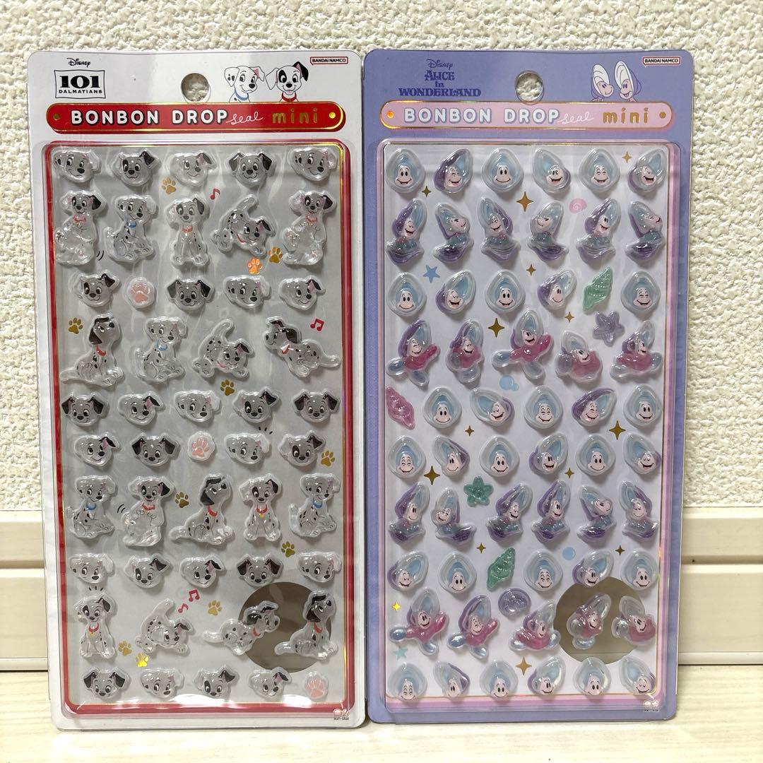 正規品!! ボンボンドロップシール ミニ ディズニー 8枚セット
