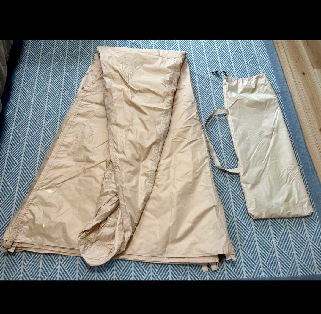 テント用レインフライ　テント保護カバー タープ ワンポールテント