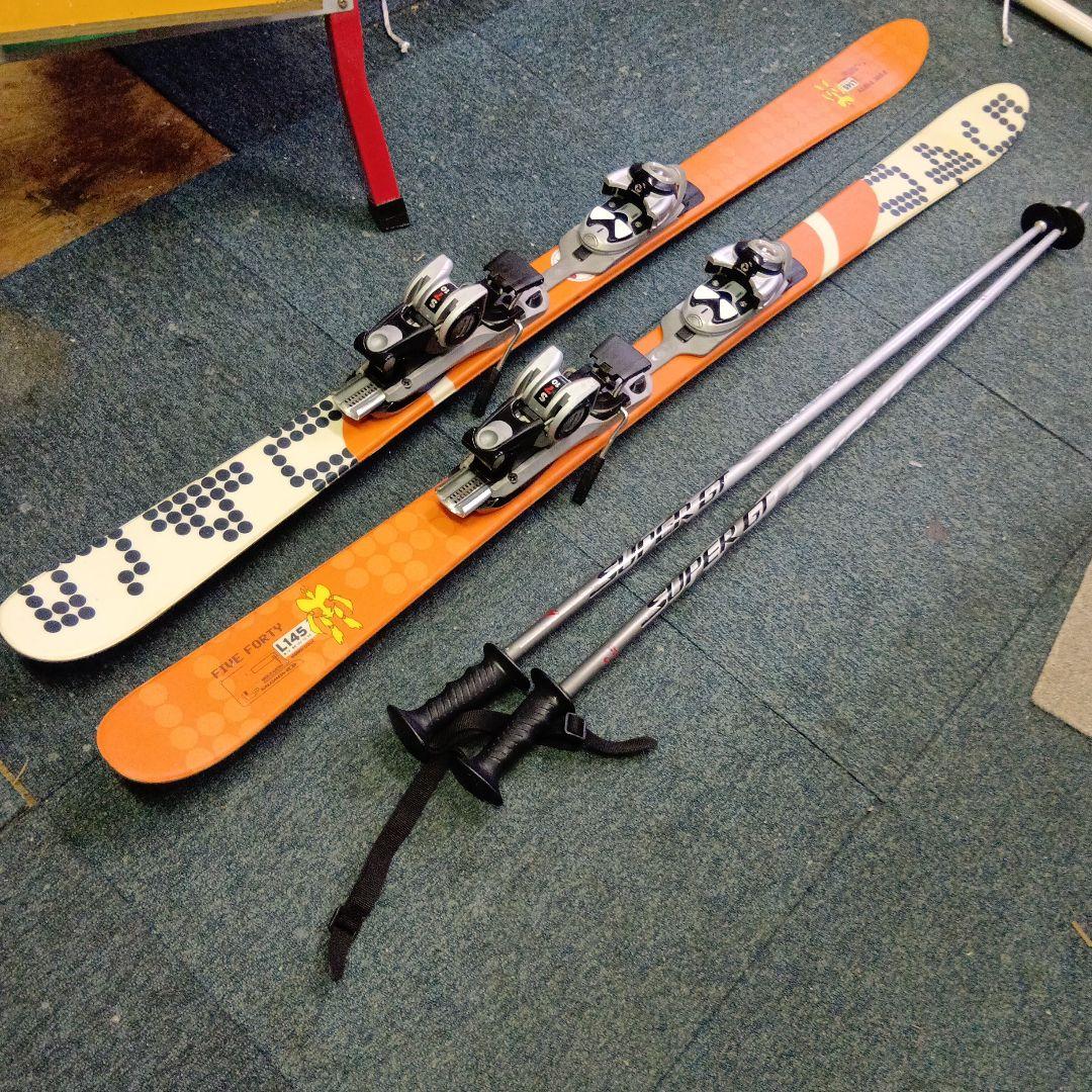 145cmサロモン…メンテナス済 フリースタイルスキー