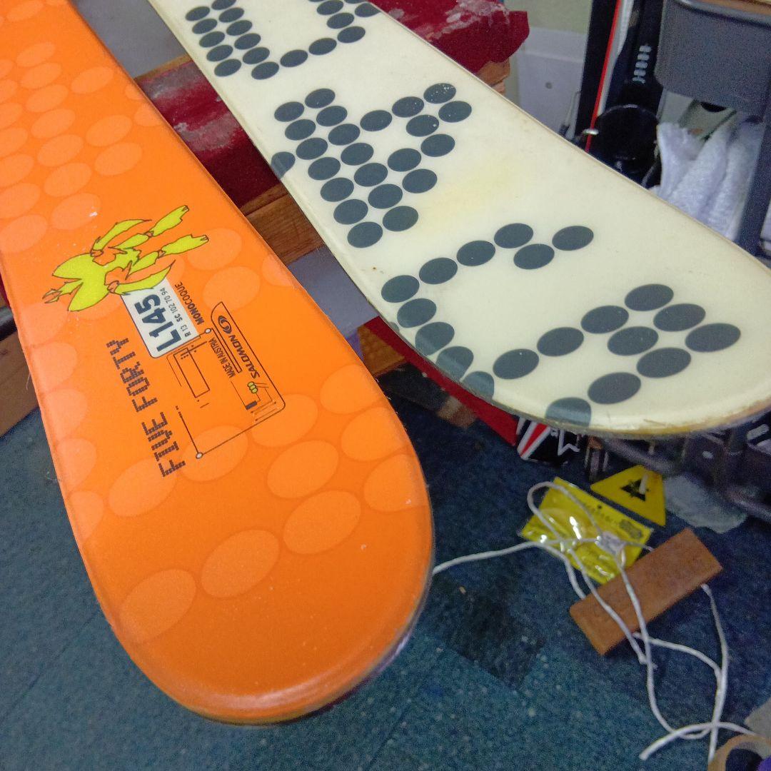 145cmサロモン…メンテナス済 フリースタイルスキー