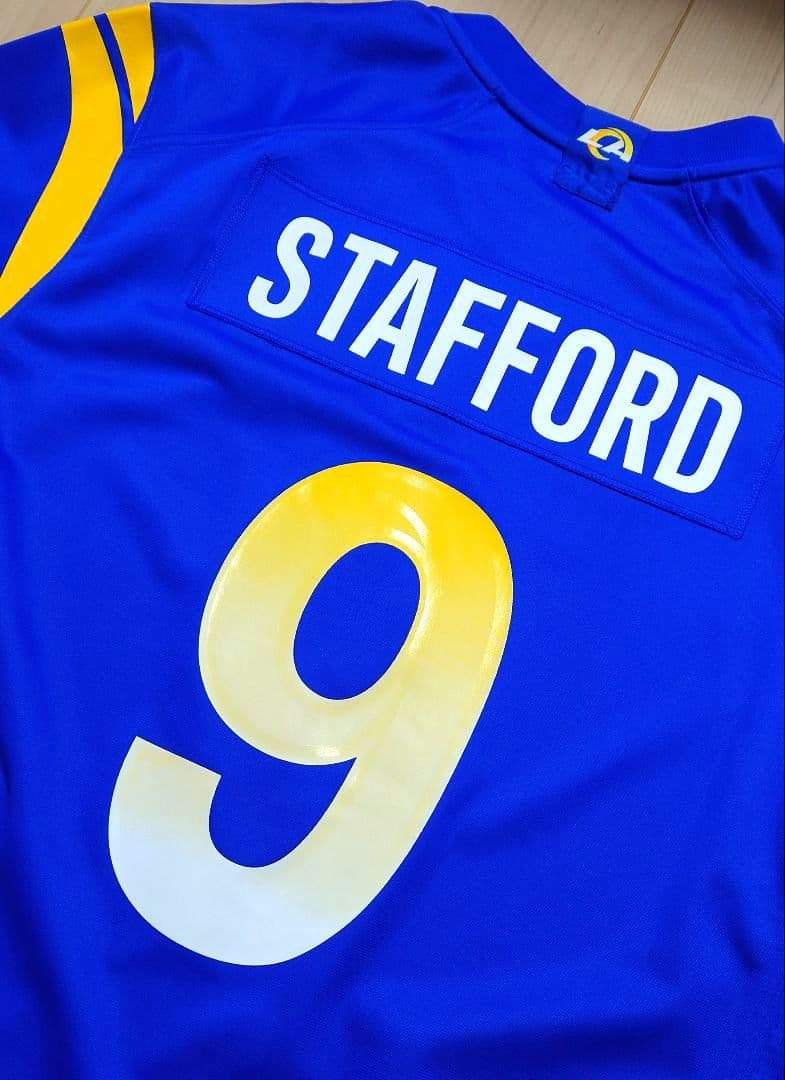 NFL ラムズ マシュー・スタッフォード NIKE レプリカジャージ【LG】