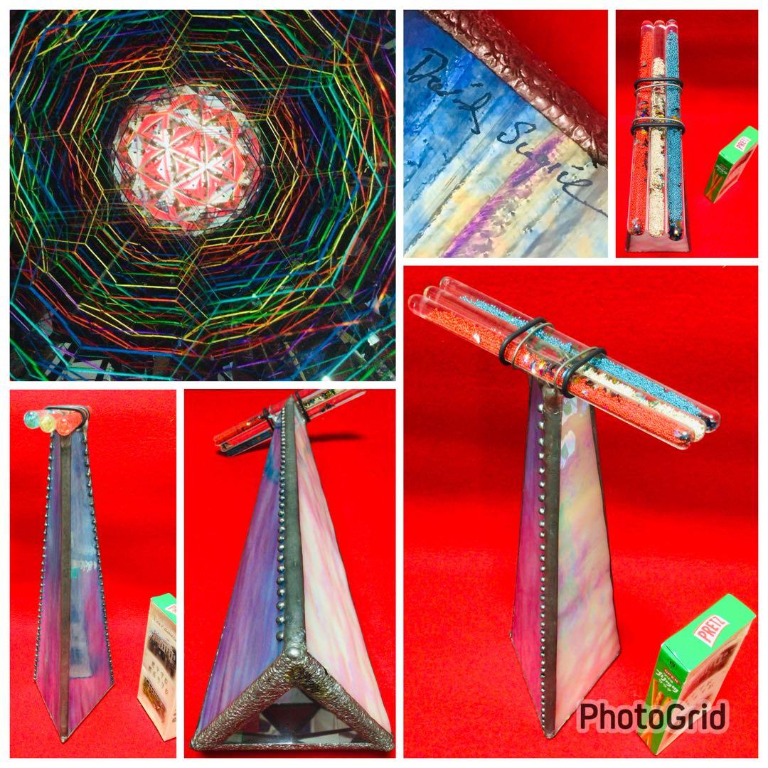 アメリカ人気作家一点物 万華鏡 ビンテージステンドグラス仕様 上級モデル 美品