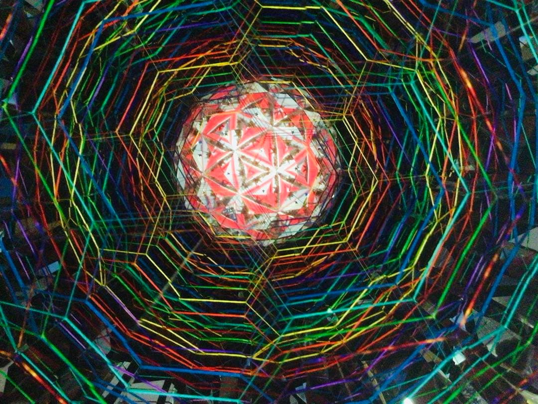 アメリカ人気作家一点物 万華鏡 ビンテージステンドグラス仕様 上級モデル 美品